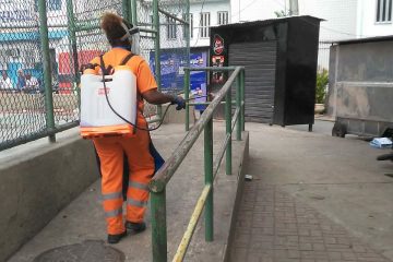 Comlurb já realizou trabalho de lavagem com água de reuso e detergente neutro e hipoclorito em todas as 633 comunidades da cidade