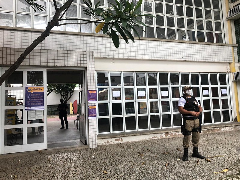 Do efetivo total empregado, 588 agentes vão atuar em 141 locais de votação
