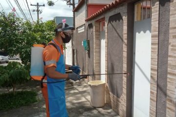 Comlurb já realizou trabalho de lavagem com água de reuso e detergente neutro e hipoclorito em todas as 633 comunidades da cidade