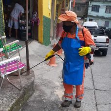 Comlurb já realizou trabalho de lavagem com água de reuso e detergente neutro e hipoclorito em todas as 633 comunidades da cidade