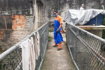 Comlurb já realizou trabalho de lavagem com água de reuso e detergente neutro e hipoclorito em todas as 633 comunidades da cidade
