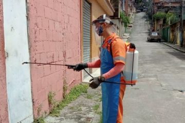 Comlurb já realizou trabalho de lavagem com água de reuso e detergente neutro e hipoclorito em todas as 633 comunidades da cidade