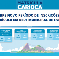 Inscrições para matrícula na Rede Municipal de Ensino