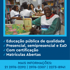 Educação de jovens e adultos está com matrículas abertas