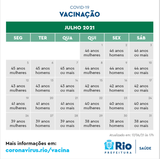 Prefeitura antecipa calendário de vacinação, e todos os adultos serão