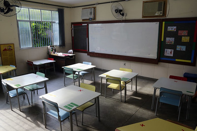 Volta às aulas na rede municipal de ensino do Rio, escolas