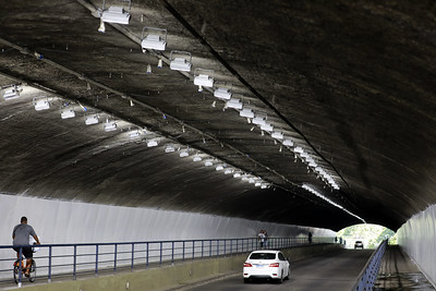 Iluminação com lâmpadas de LED no Túnel Velho, Túnel Alaor Prata