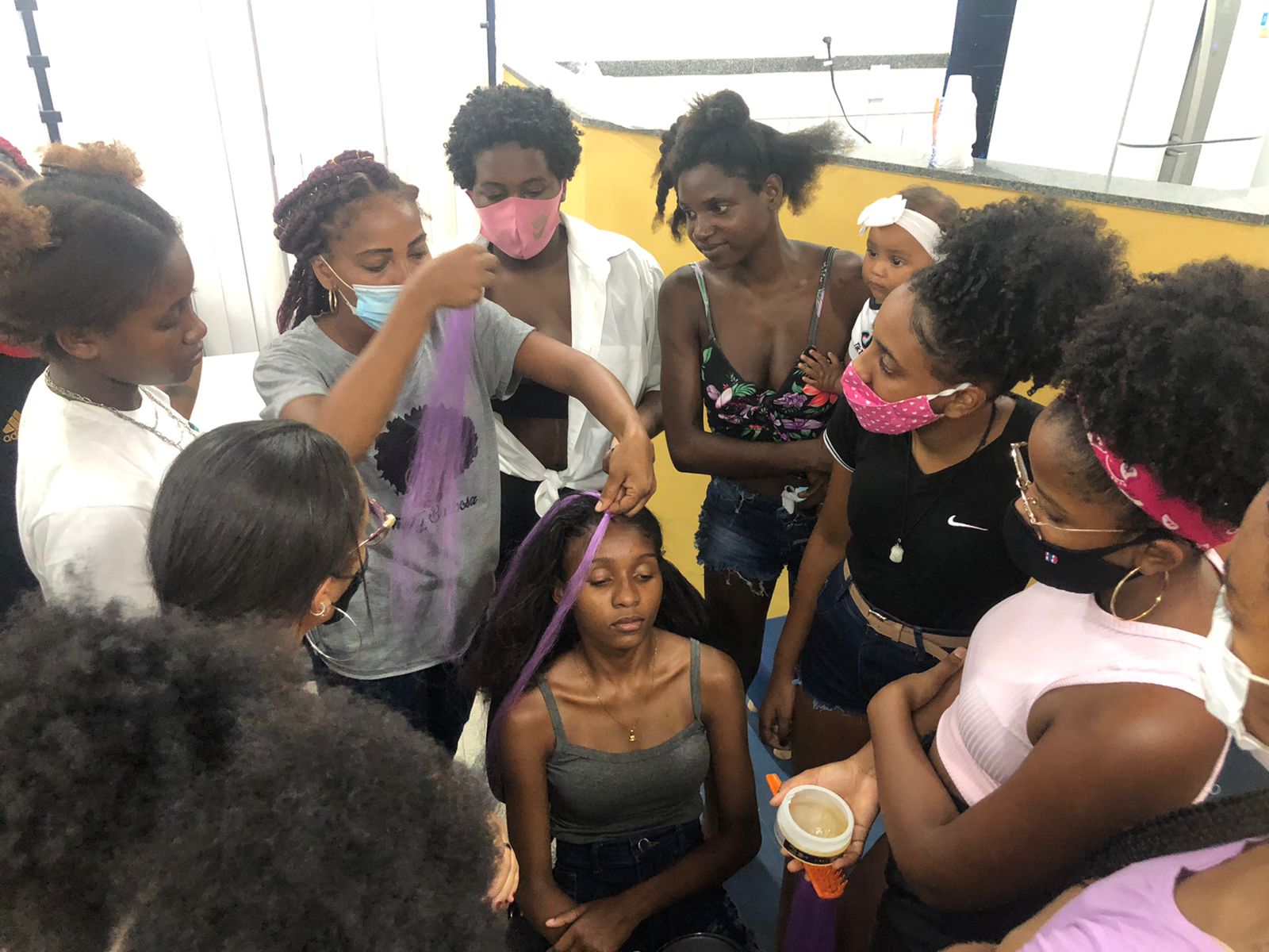 Curso de tranças da JUVRio