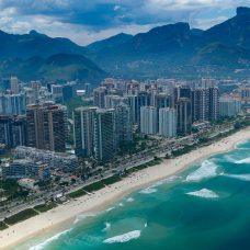 Orla, praia, Barra da Tijuca