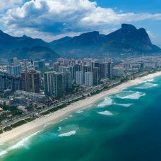 Vista aérea da Praia da Barra da Tijuca