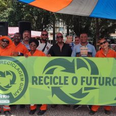 Comlurb, coleta seletiva, campanha, Largo do Machado